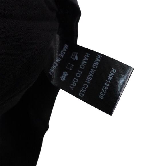 New Tuckernuck Pomander Place Womens 2XL Black Puff Sleeve Ares Mini Dress Linen - Picture 11 of 13